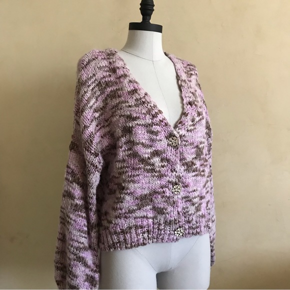 New Soft Multi Color Cardigan - Picture 5 of 6